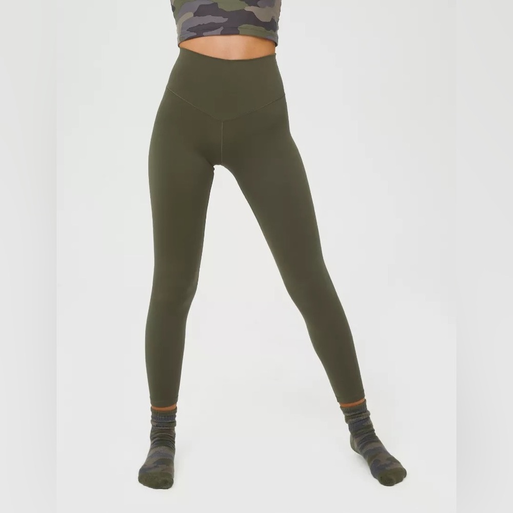 Olive Green Leggings - Aerie
